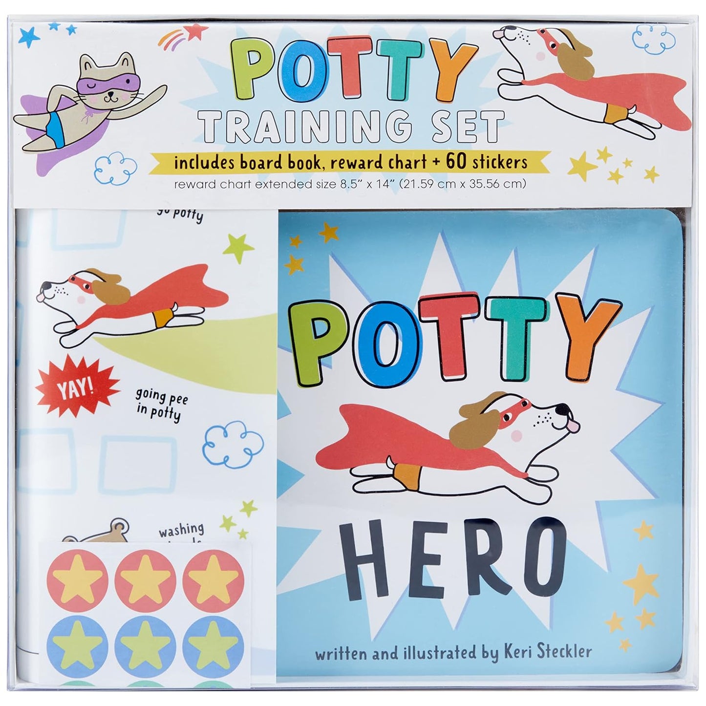 Boy Potty Hero Board Book