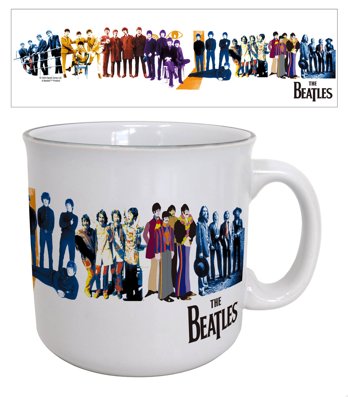 The Beatles- Through the Years 20oz Camper Mug