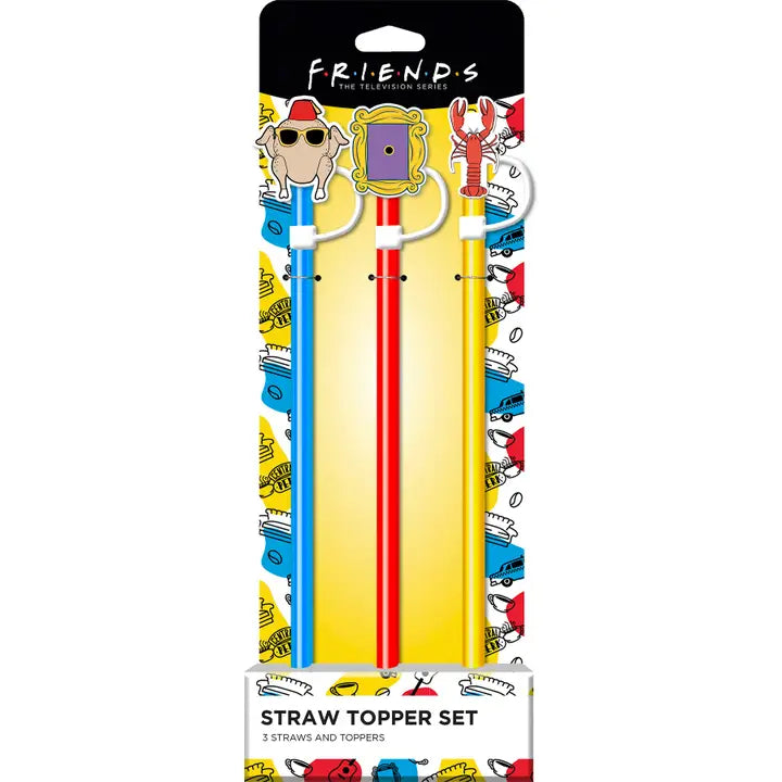 Friends Straw Topper Set/3