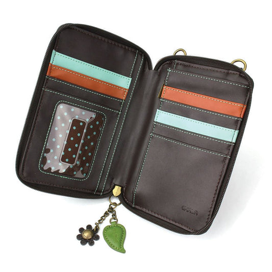 Sunflower Wallet Crossbody Black