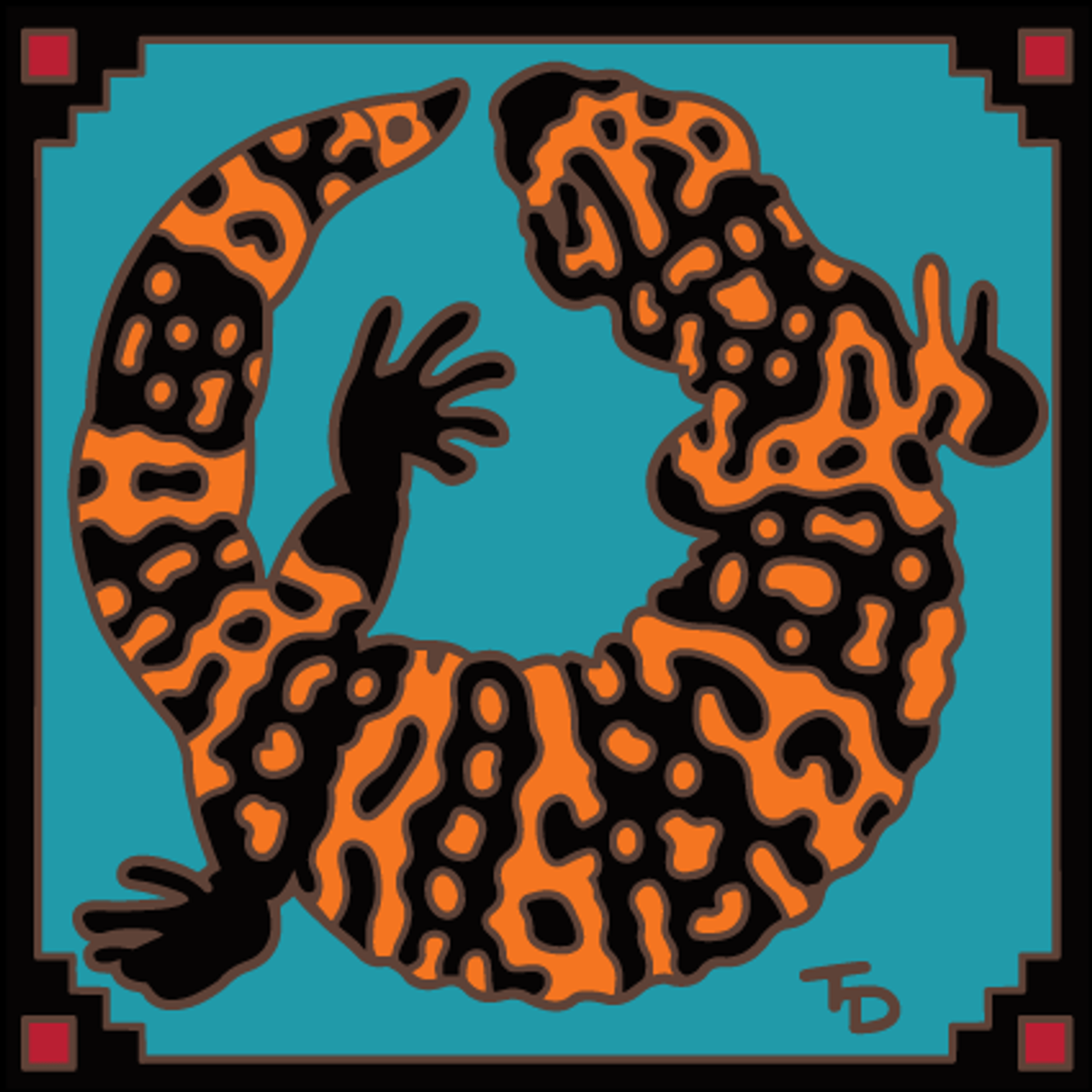 Gila Monster Tile