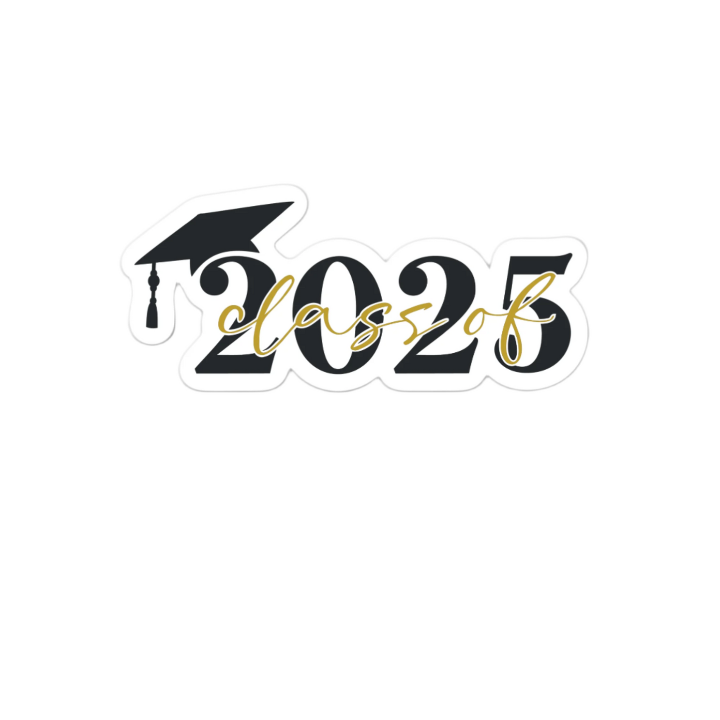 Class of 2025 Waterproof Sticker