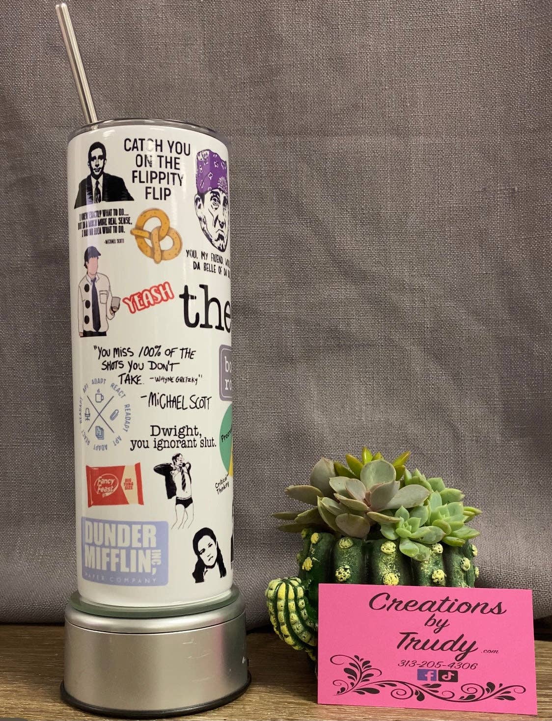 The Office Best Quotes Tumbler