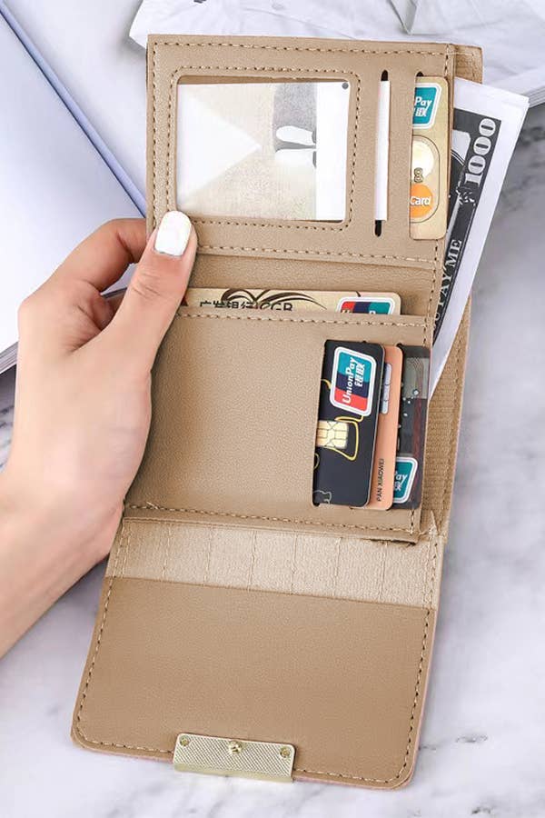 Sunflower Leather Tri-Fold Wallet