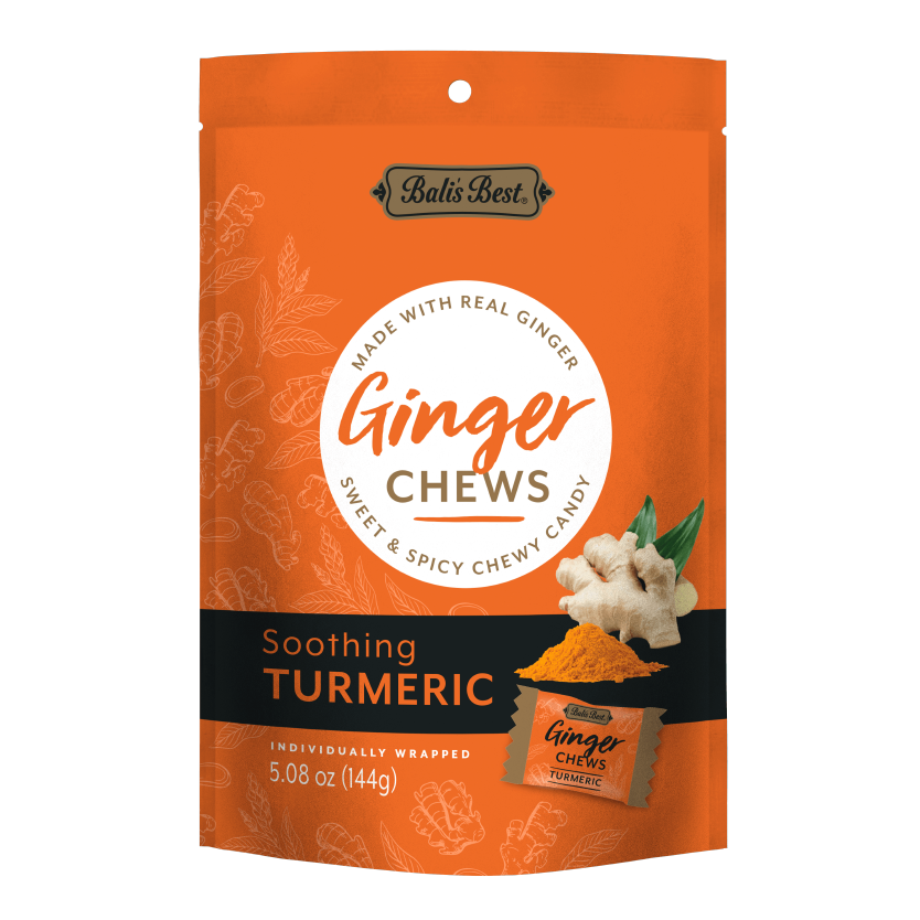 Bali's Best Ginger Chews with Turmeric Bag