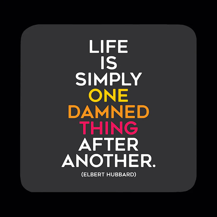 Life is simply one damned thing coaster
