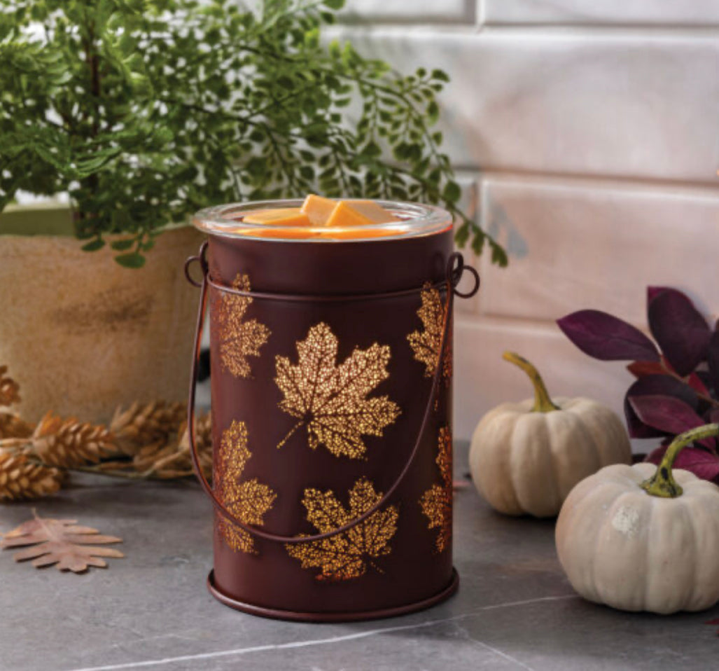 Fall Leaves Vintage Bulb Illumination Fragrance Warmer