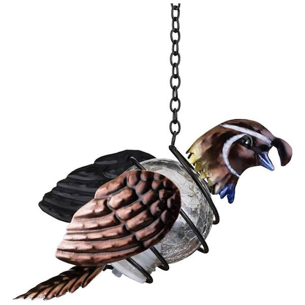 Quail Hanging Solar Lantern