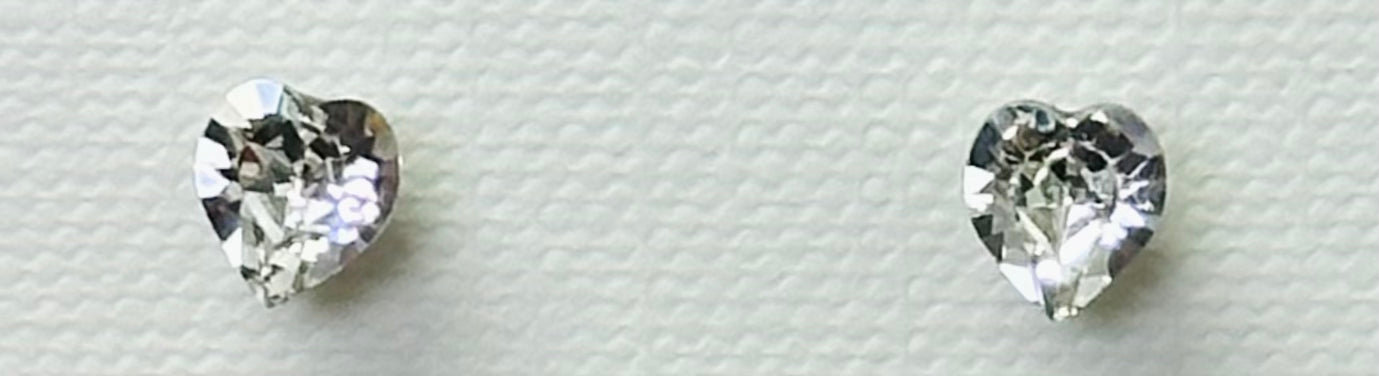 Heart Crystal Earrings