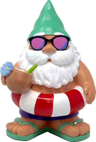 Beach Gnome Garden Statue