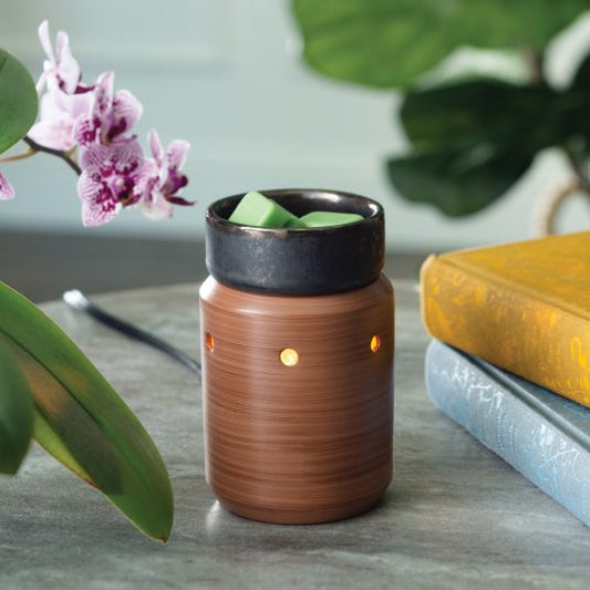 Pewter Walnut Illumination Fragrance Warmer
