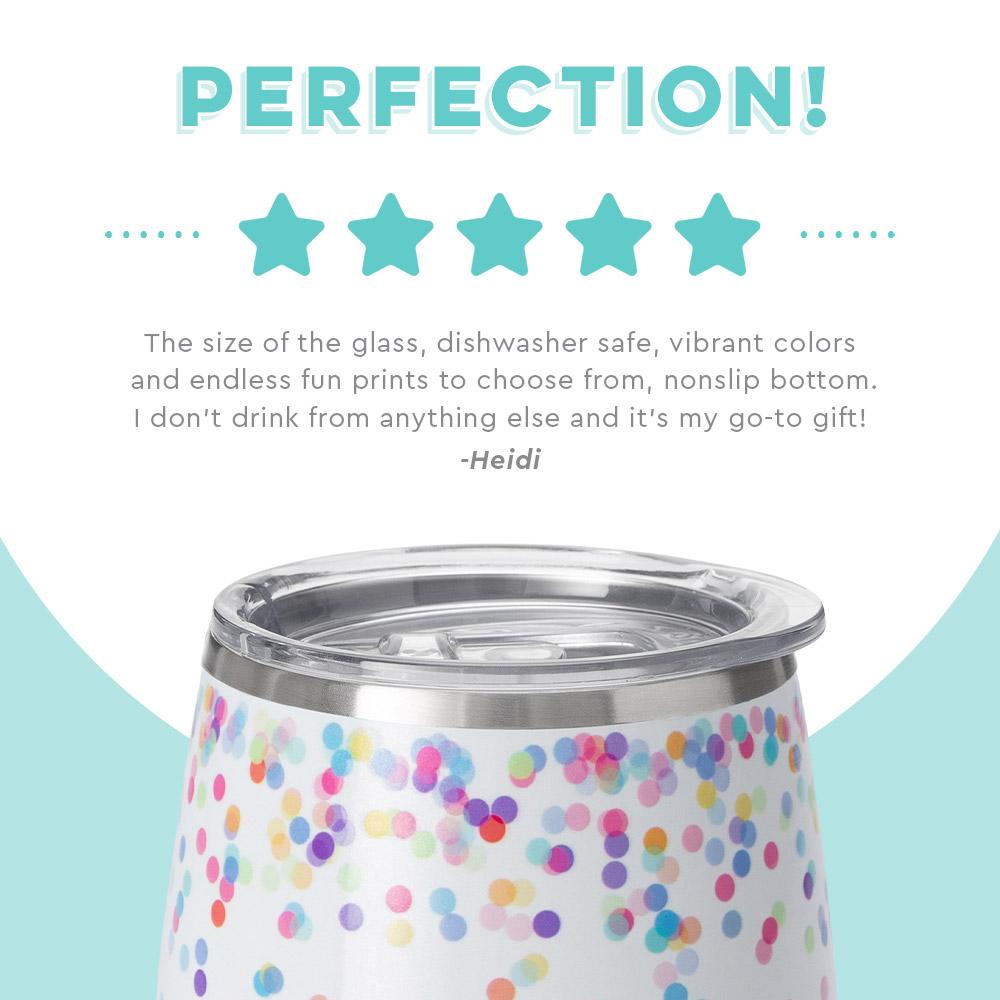 Confetti Stemless Wine Cup