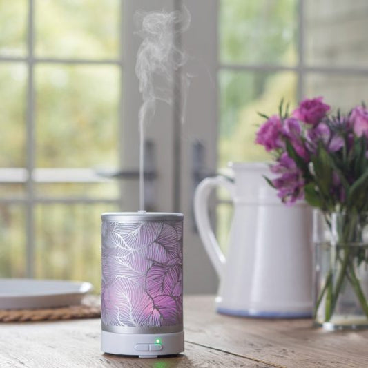 Silver Leaf Ultra Sonic Essential Oil Diffuser