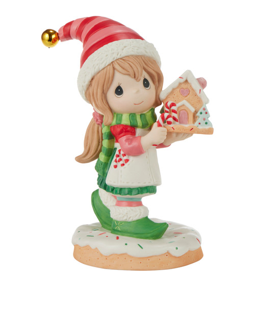 A Christmas Treat For Someone Sweet Precious Moments Elf Figurine