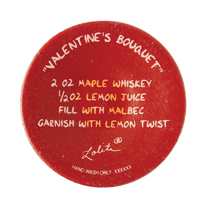 Valentine's Bouquet Lolita Wine Glass