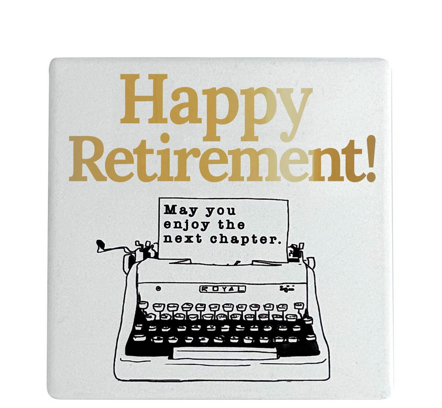 Happy Retirement Coaster
