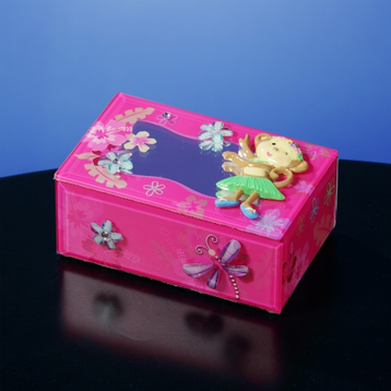 Hula Monkey Music Box