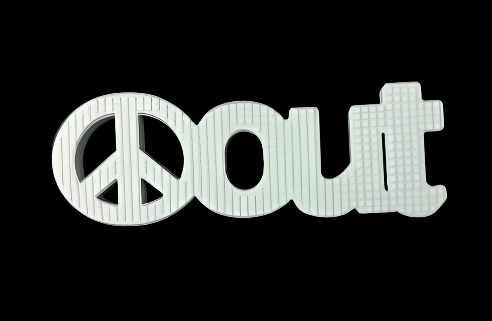 PeaceOut Silicone Teether