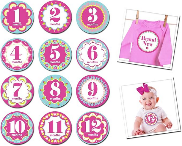 Kaleidoscope Cutie Baby Sticker Set