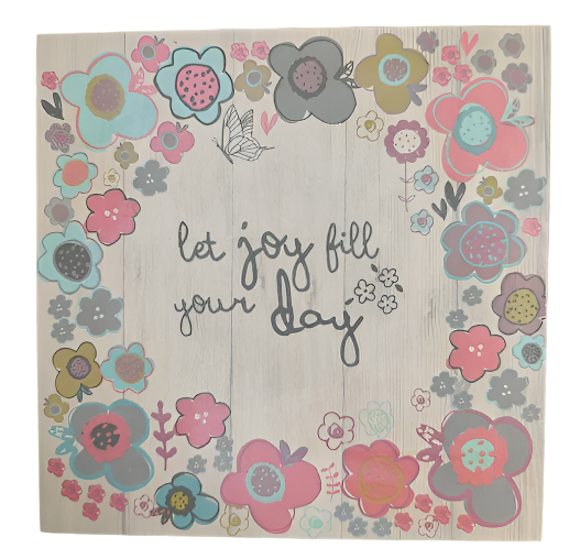 Let Joy Fill Your Day Box Sign
