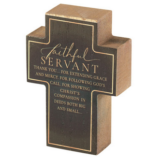 Faithful Servant Small Cross