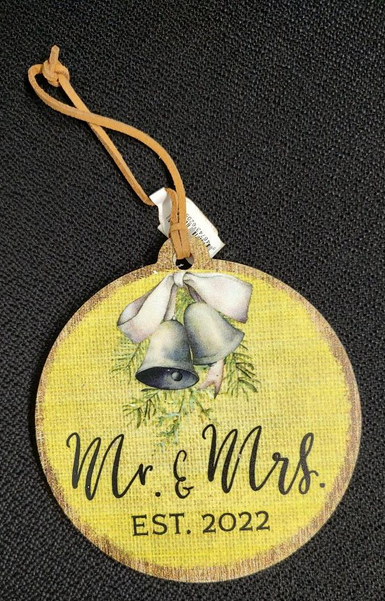 Mr. & Mrs. 2022 Dated Ornament