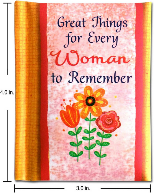 Great Things For Every Woman To Remember Mini Keepsake Book