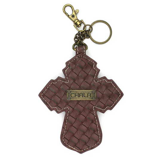 Chevron Cross Key Fob