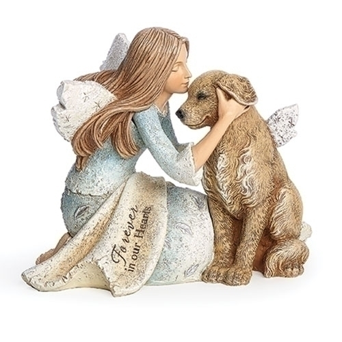 Forever in Our Hearts Angel/Dog Figurine