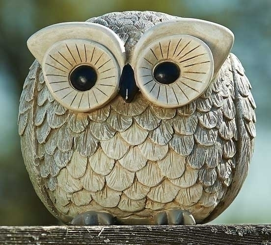 Owl Pudgy Pals Garden Statue
