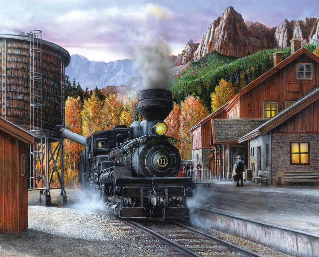 Mountain Express 1,000 Piece Jigsaw Puzzle