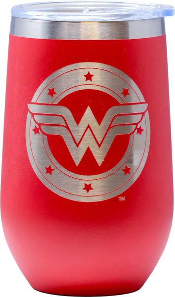 Wonder Woman Etched Tumbler