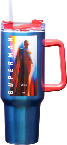 Superman Legacy 40 Oz. Stainless Steel Travel Mug