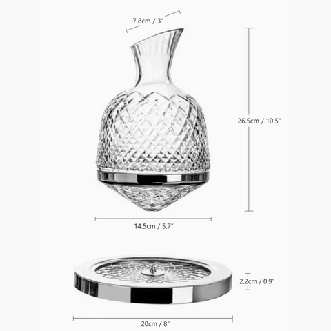 Spinning Whiskey Decanter