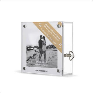 Love You More Acrylic Magnetic Musical Frame