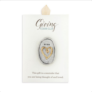 Heart Giving Visor Clip