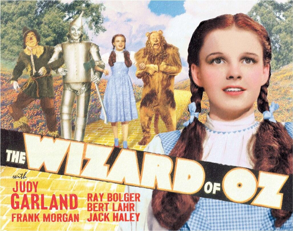 The Wizard Of Oz Yellow Brick Road Tin Sign