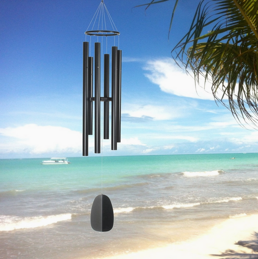 Bells of Paradise Black Woodstock Wind Chime