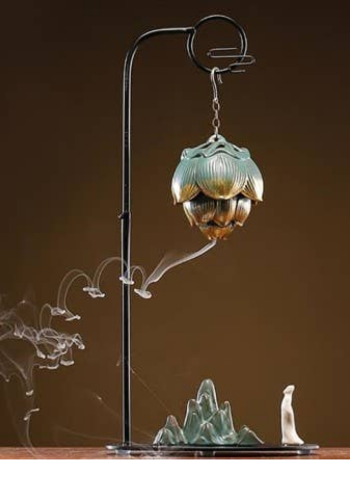 Lotus Backflow Incense Burner