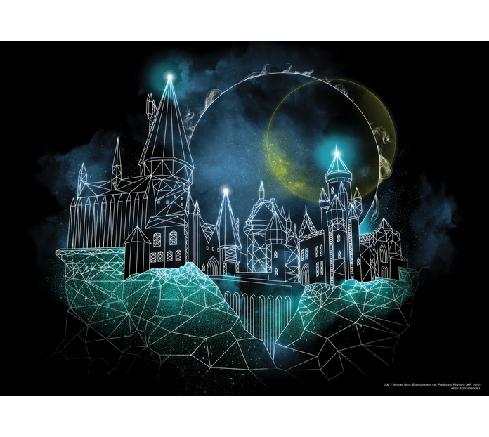 Harry Potter "Magic of Hogwarts" Glow-in-the-Dark Jigsaw Puzzle