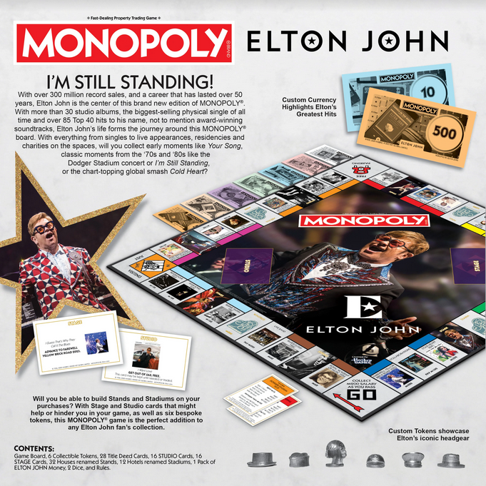 Elton John Monopoly Game