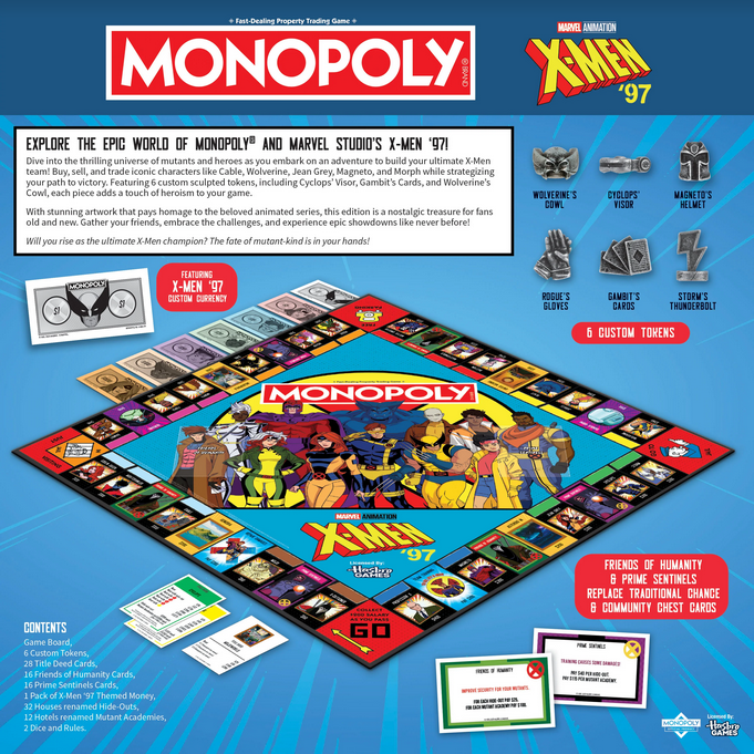X-Men '97 Monopoly Game