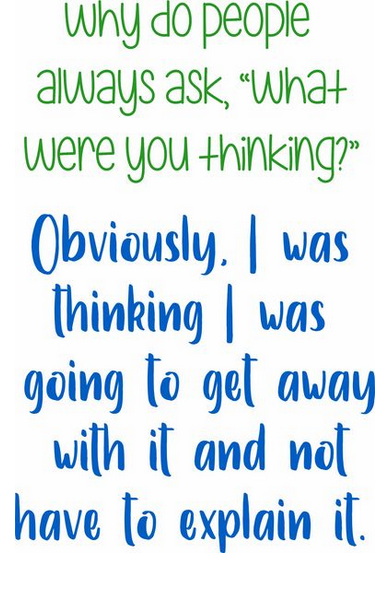 What Were you Thinking Flour Sack Kitchen Towel