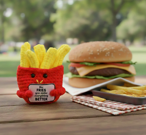 Mini Crocheted French Fry