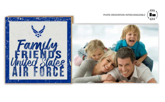 Family Friends United States Air Force Floating Picture Frame