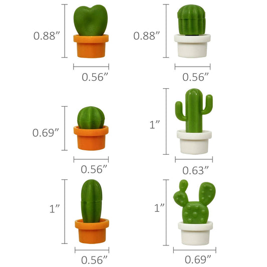Refrigerator Magnets for Kitchen: Mini Cactus