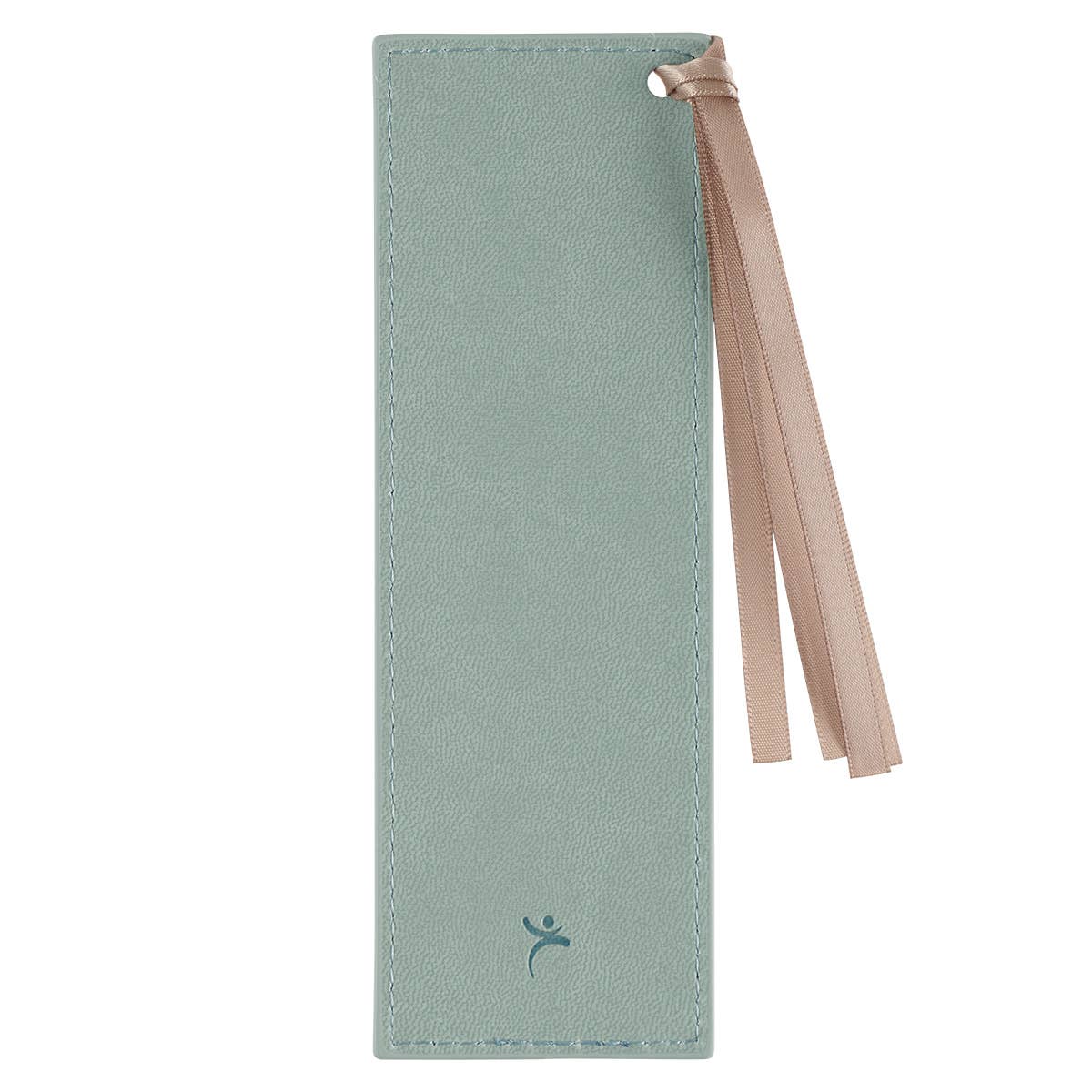 Live by Faith Teal Faux Leather Bookmark