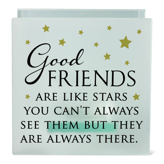 Good Friends Are Like Stars Tealight Holder
