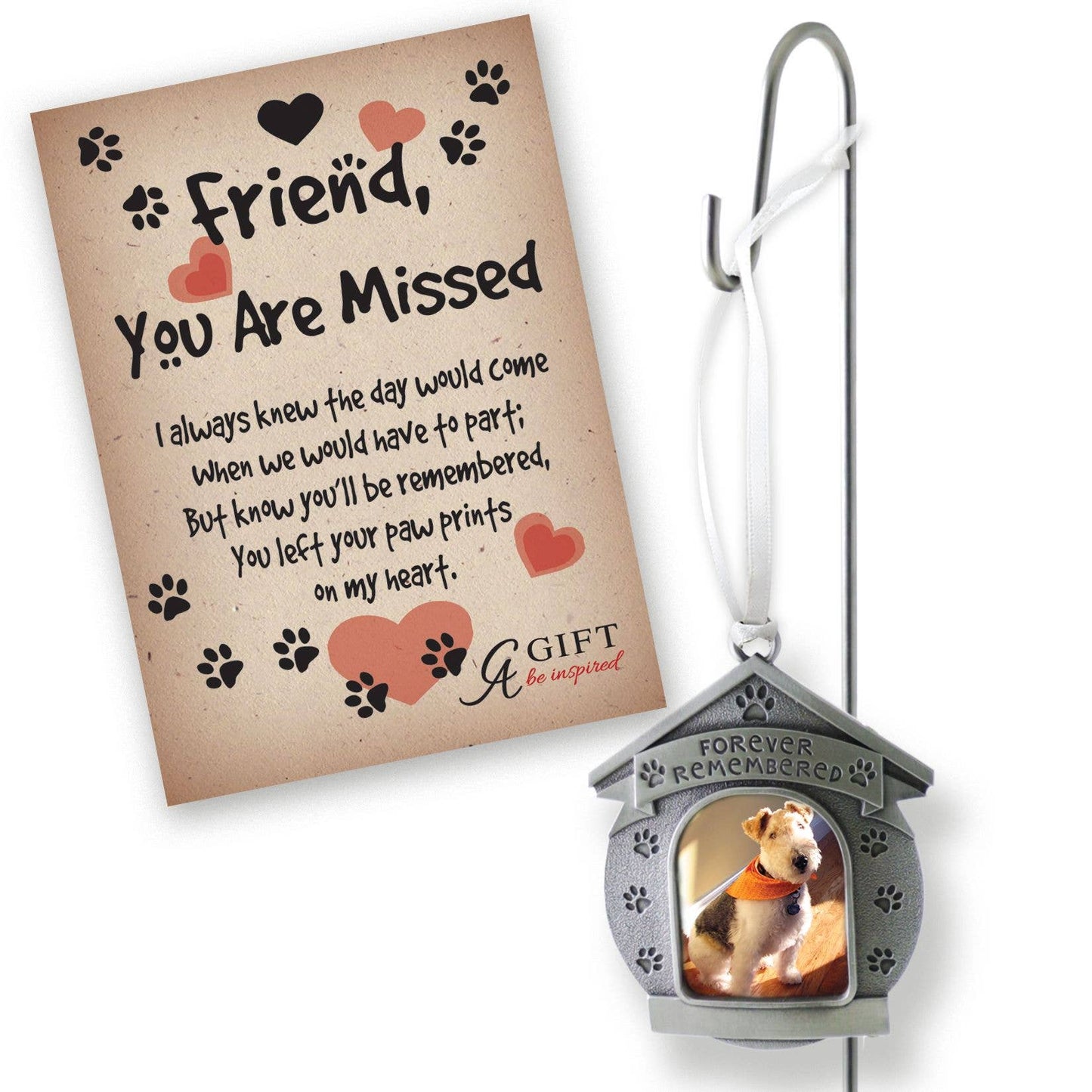 Forever Loved Pet Memorial Garden Stake