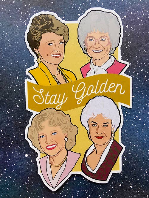 Stay Golden Sticker